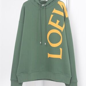 Loewe Olive and Yellow Men's Sweater